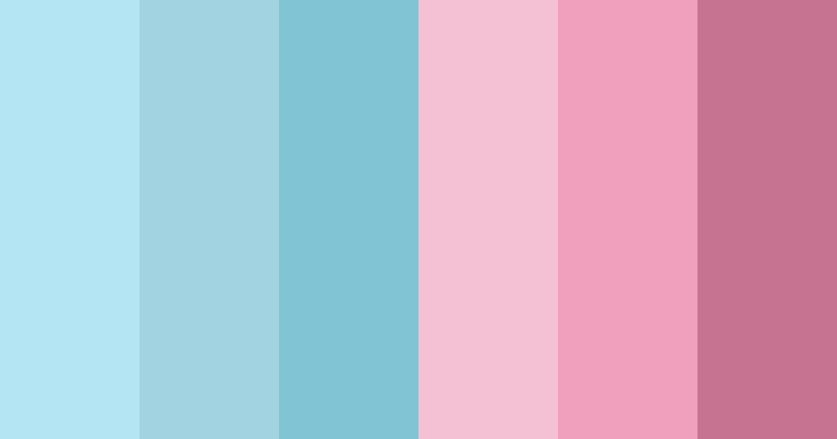 Download sweet serenity color palette PNG image (landscape)