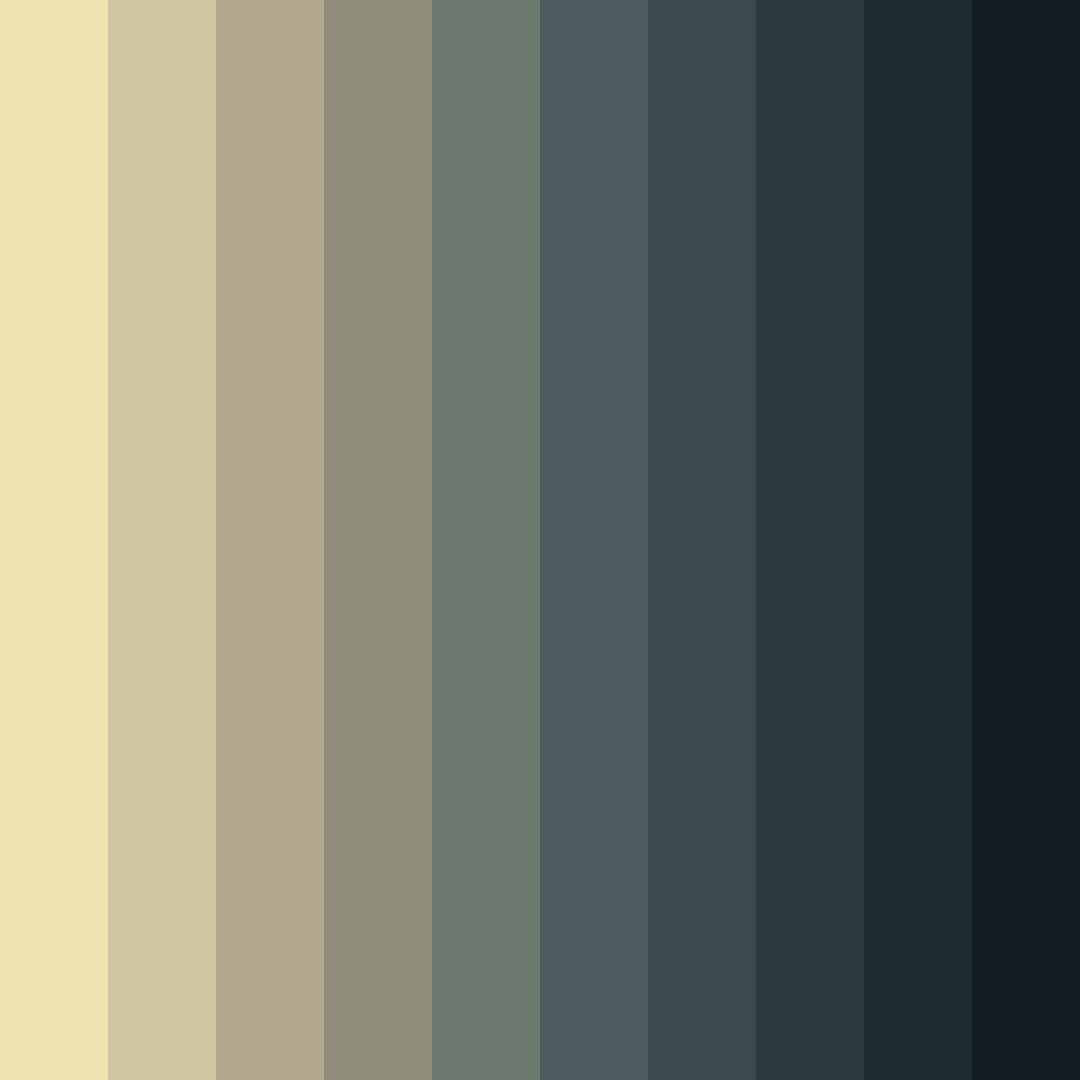 Download dark green color palette PNG image (square)