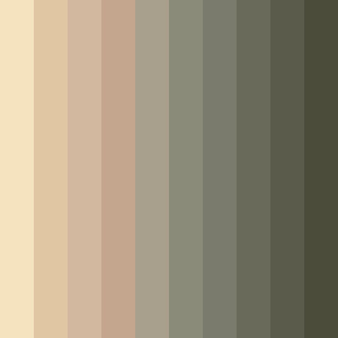 Download beige bliss color palette PNG image (square)