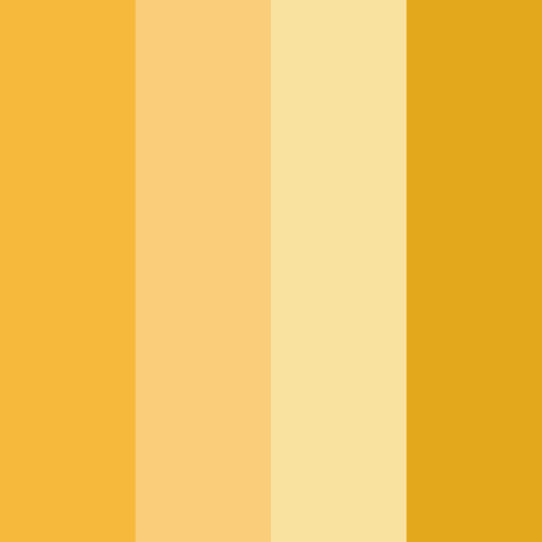 Download golden whispers color palette PNG image (square)