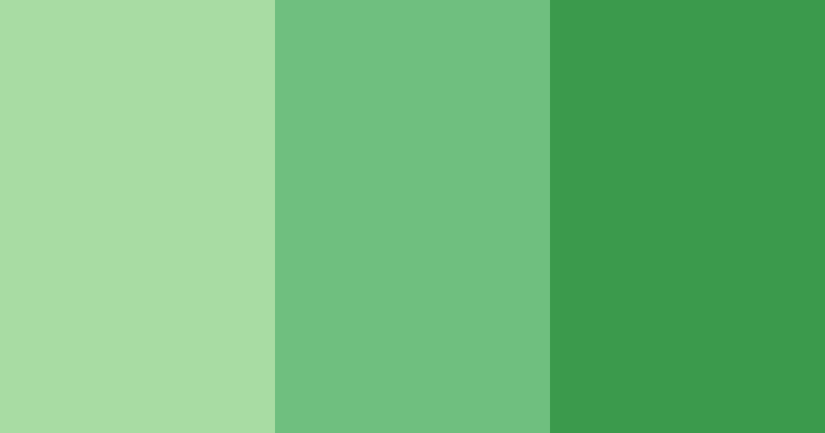 Download green tree color palette PNG image (landscape)