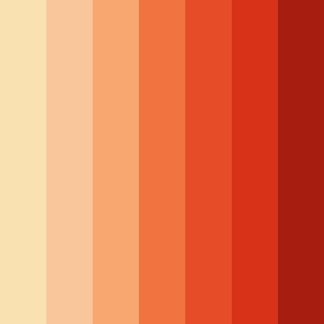 Download autumn emberglow color palette PNG image (square)