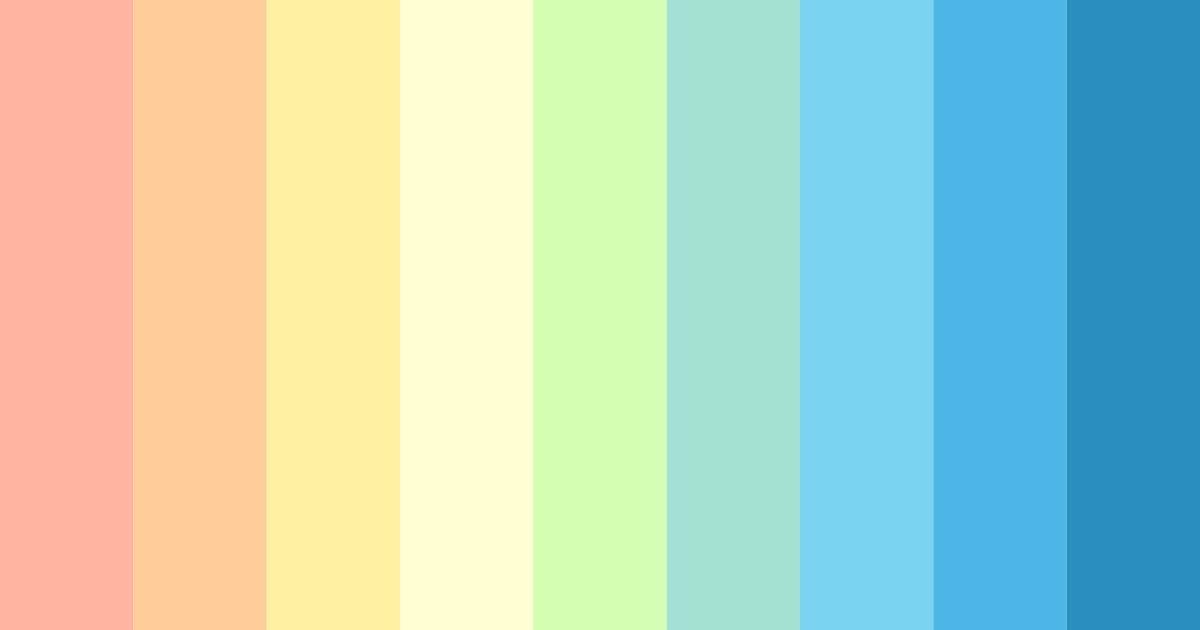 Download sweet serenade color palette PNG image (landscape)