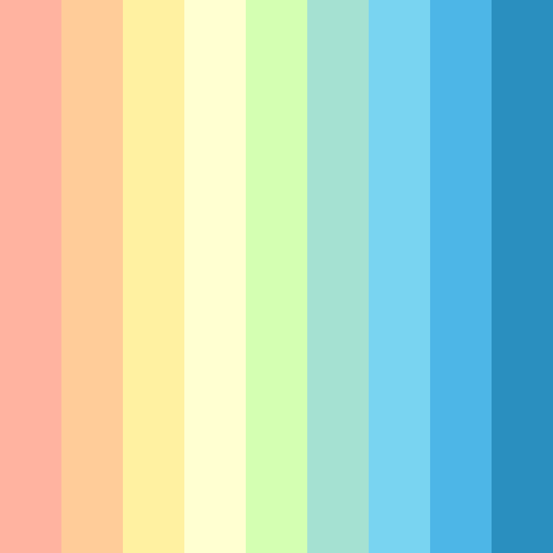 Download sweet serenade color palette PNG image (square)
