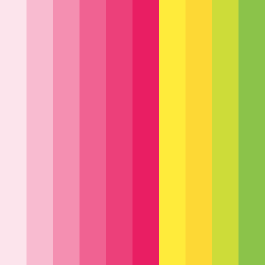 Download pink and yellow breeze color palette PNG image (square)