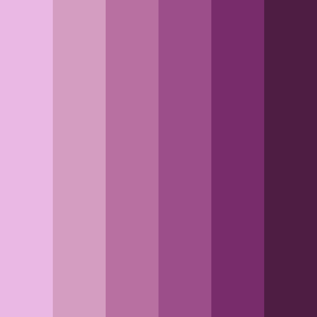 Download shades of purple color palette PNG image (square)