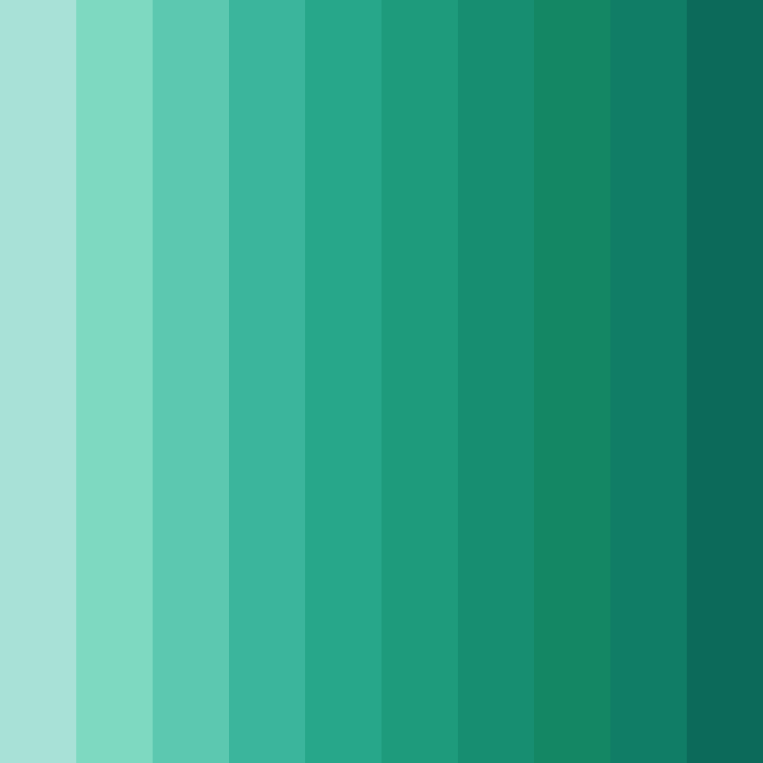 Download serene jade oasis color palette PNG image (square)