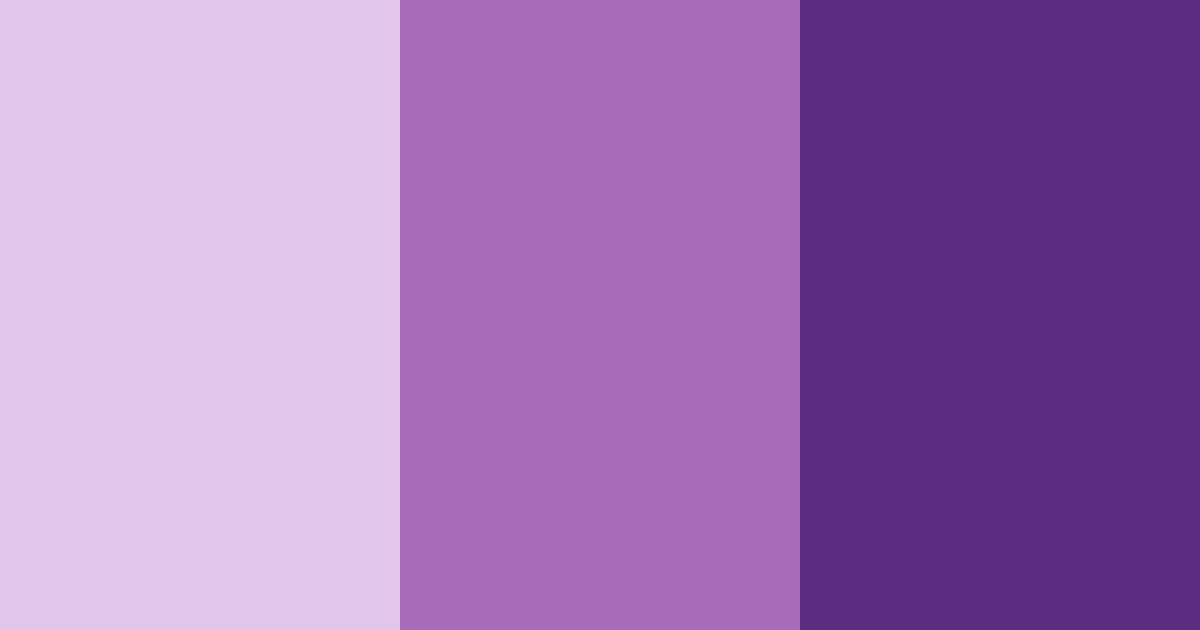 Download violet reverie color palette PNG image (landscape)