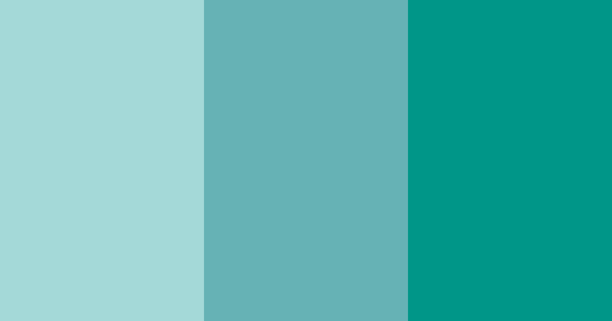 Download blue green shades color palette PNG image (landscape)