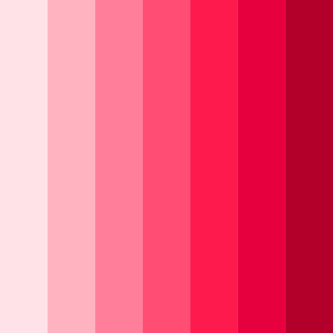 Download vibrant pink color palette PNG image (square)