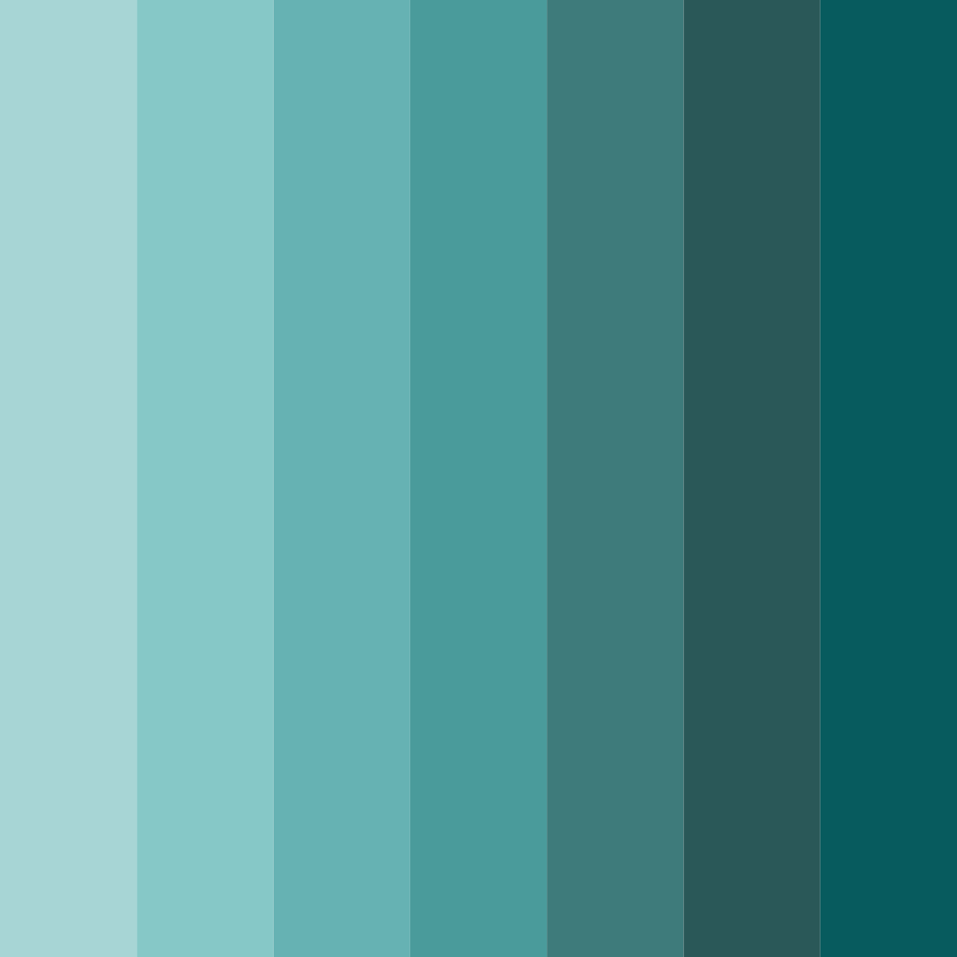 Download teal depths color palette PNG image (square)