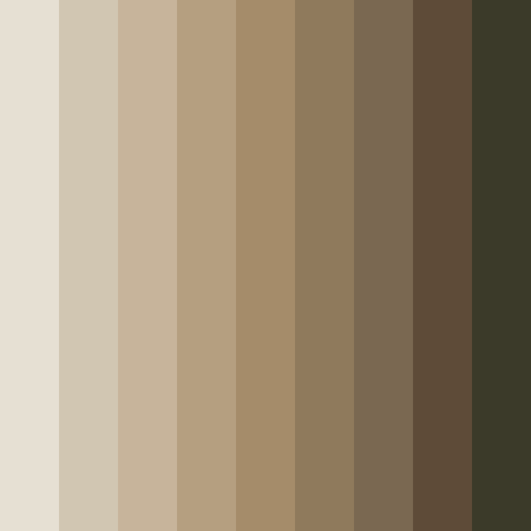 Download beige earth color palette PNG image (square)