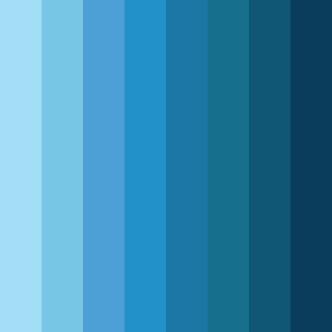 Download cool blue ice cream color palette PNG image (square)
