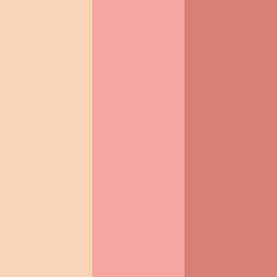 Download peachy ice cream color palette PNG image (square)