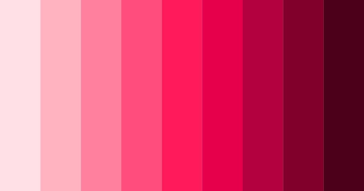 Download pink ice cream color palette PNG image (landscape)