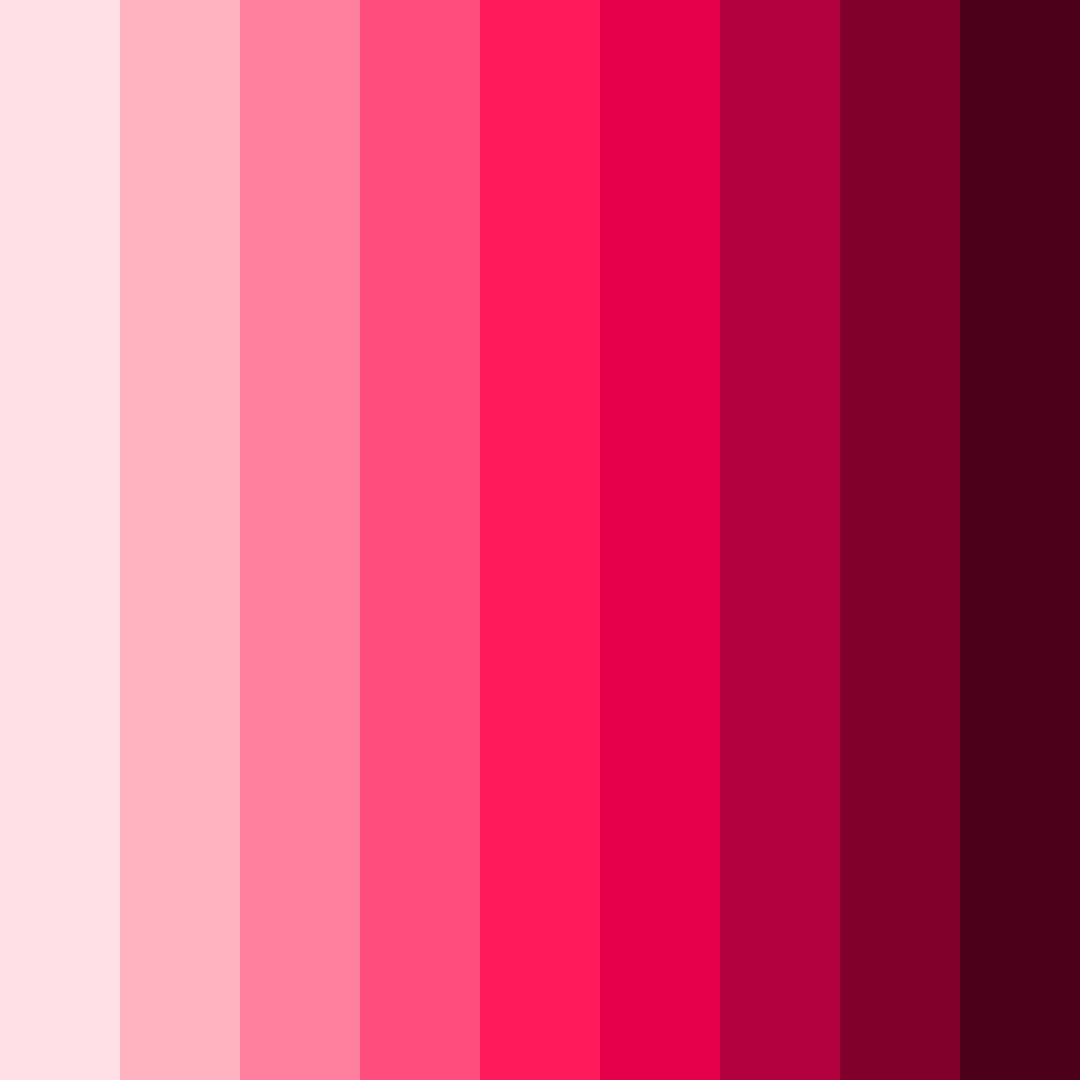 Download pink ice cream color palette PNG image (square)