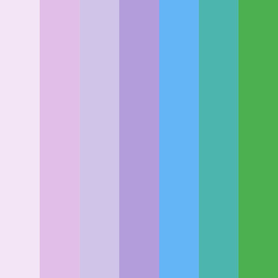 Download pastel ice cream color palette PNG image (square)