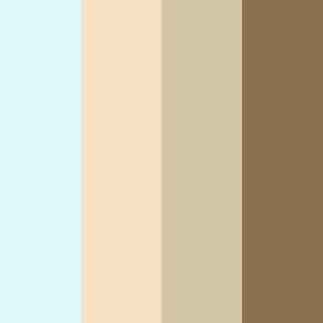 Download whispers of dawn color palette PNG image (square)