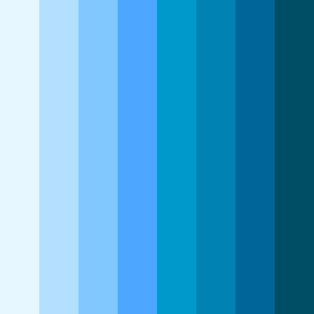 Download blue ice cream color palette PNG image (square)