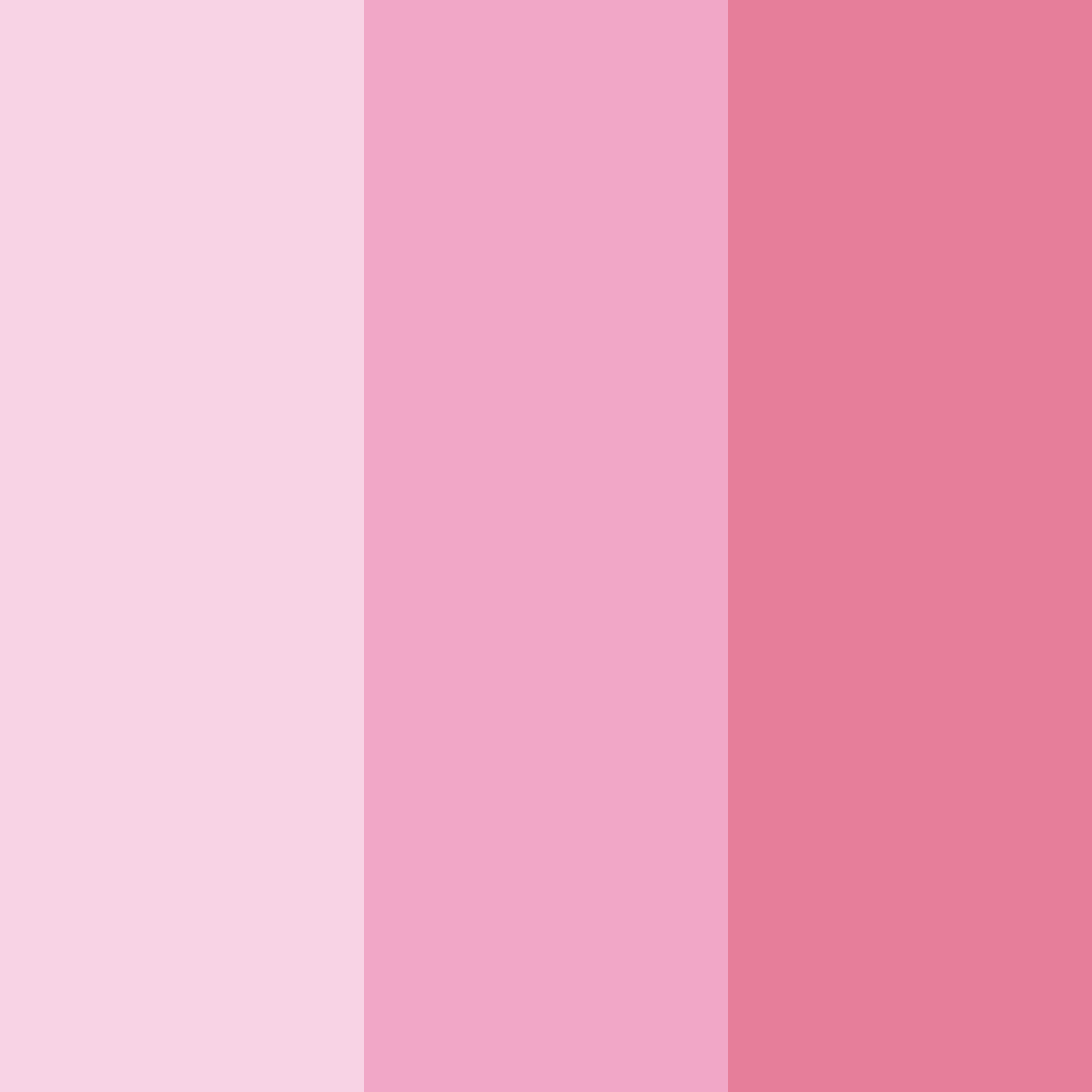 Download pink ice cream color palette PNG image (square)