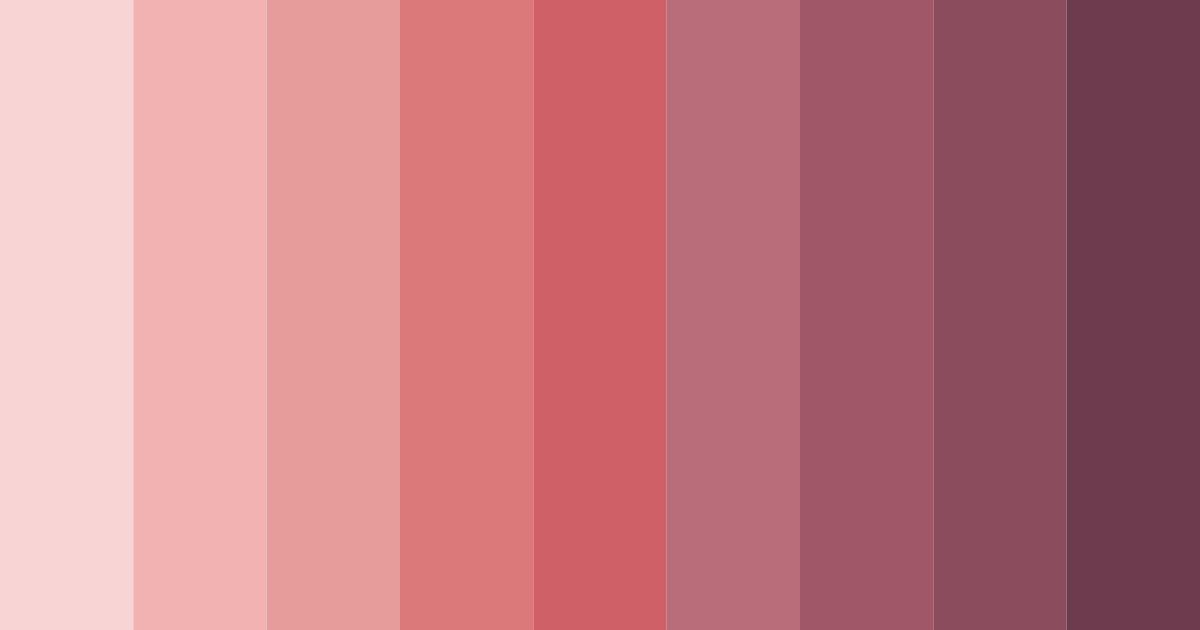 Download morandi pink shades color palette PNG image (landscape)