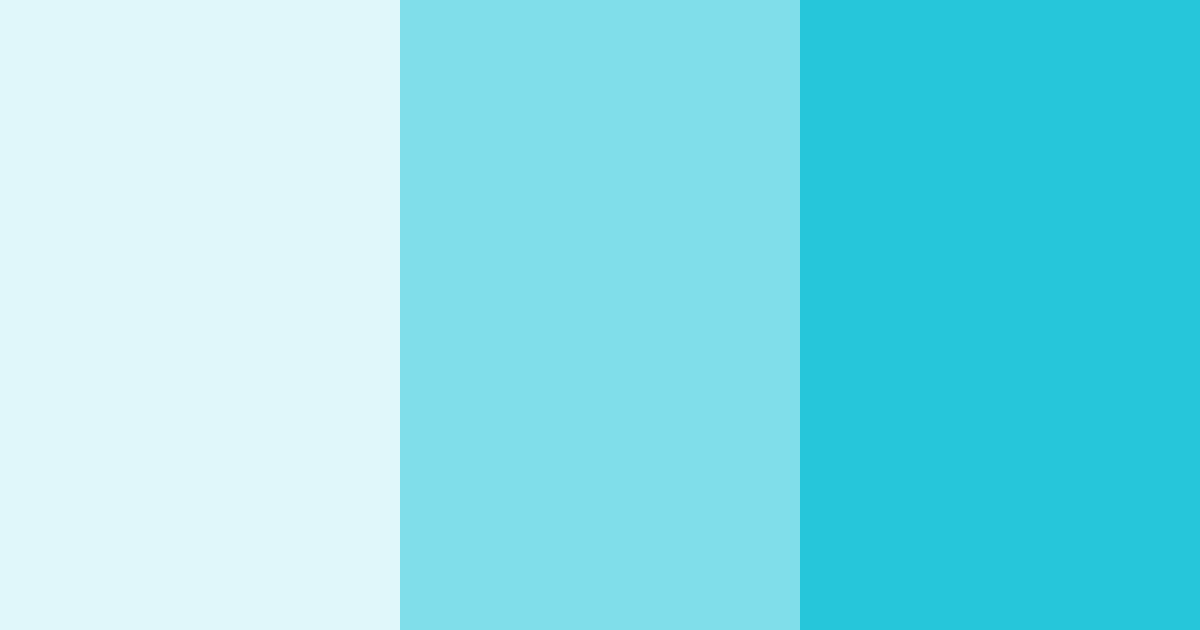 Download tropical breeze color palette PNG image (landscape)