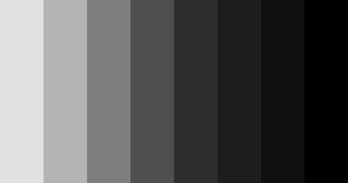 Download shades of obsidian color palette PNG image (landscape)