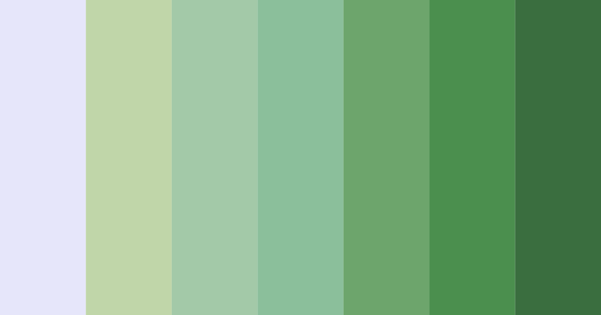 Download lavender greens color palette PNG image (landscape)