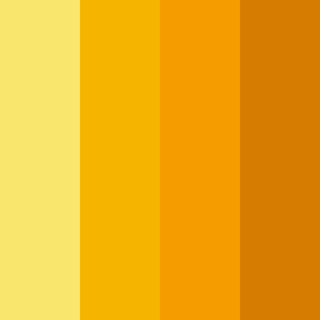 Download sunny yellow color palette PNG image (square)