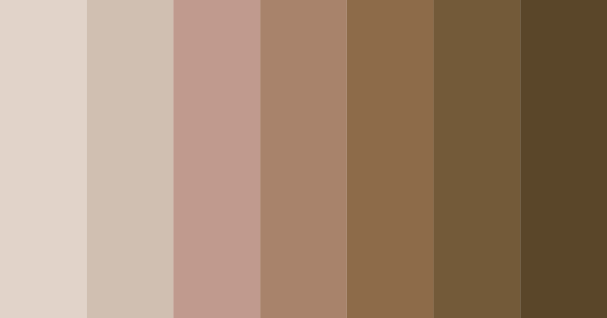 Download earthy embrace color palette PNG image (landscape)