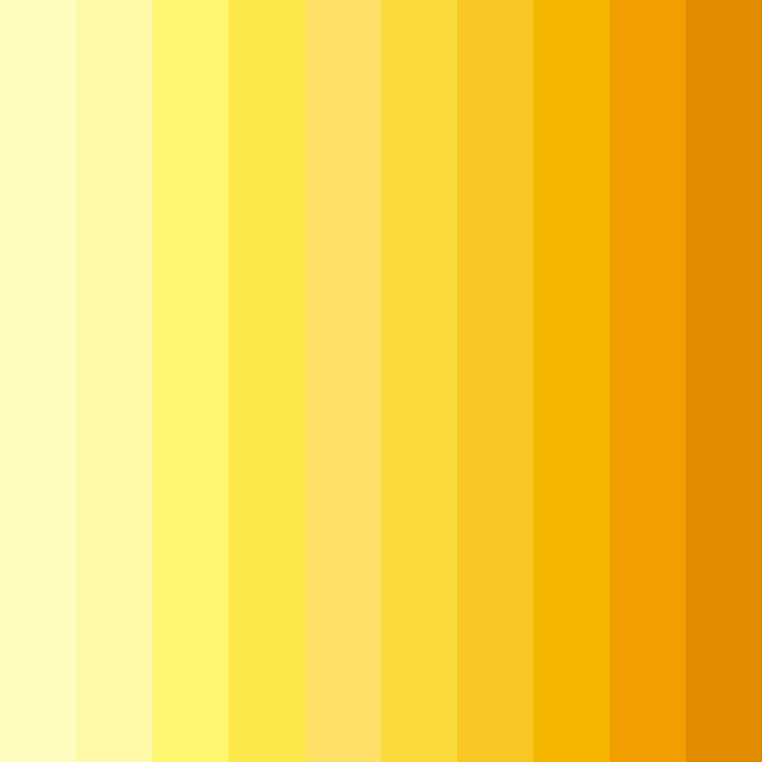 Download sunshine serenade color palette PNG image (square)