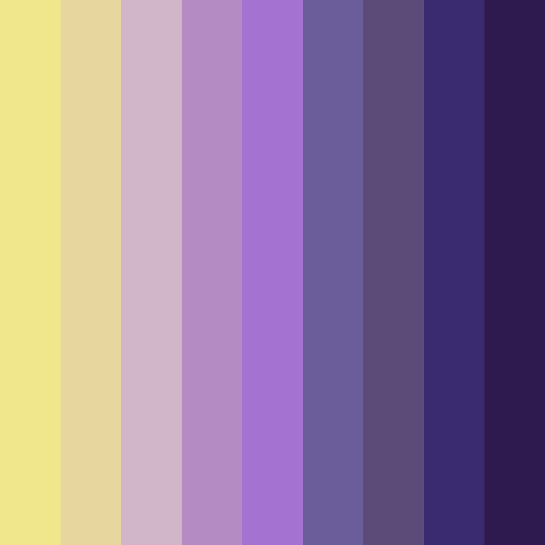 Download whispers of twilight color palette PNG image (square)