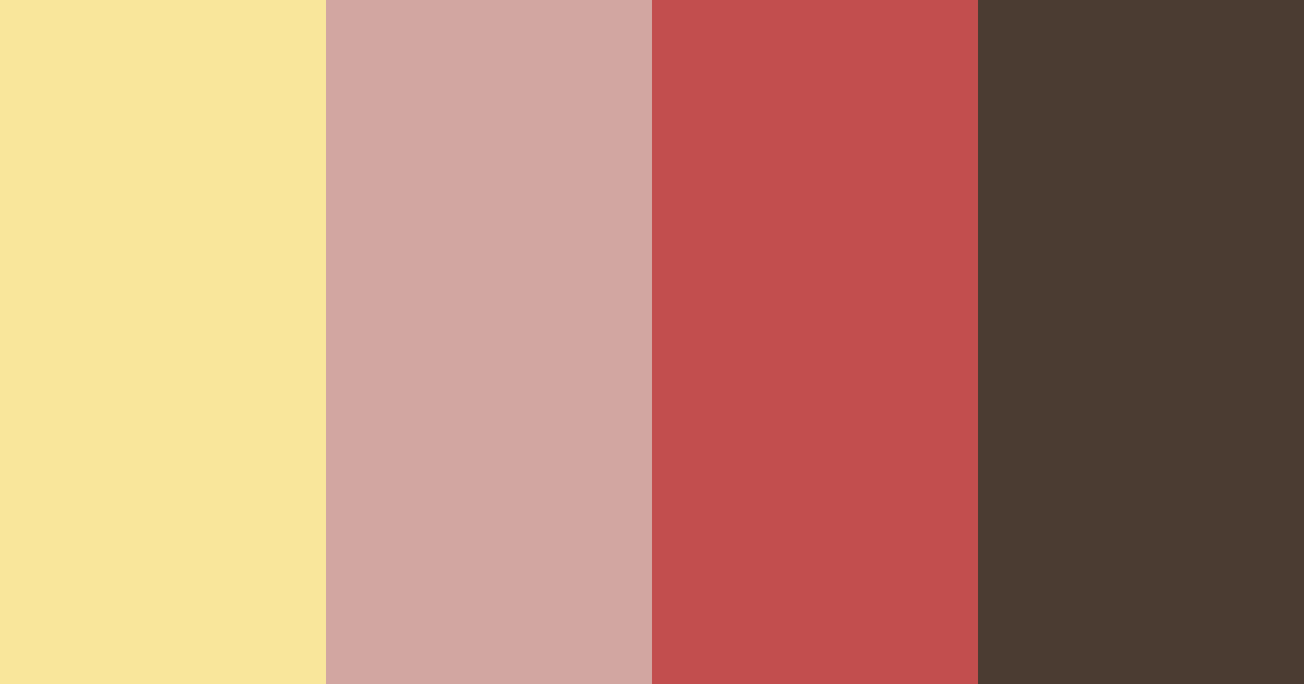 Download terracotta rose color palette PNG image (landscape)
