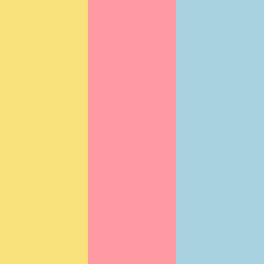 Download yellow pink blue color palette PNG image (square)