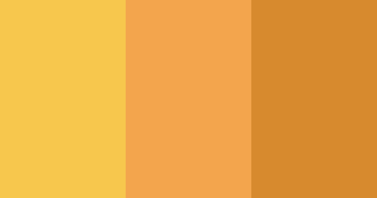 Download orange sunshine color palette PNG image (landscape)