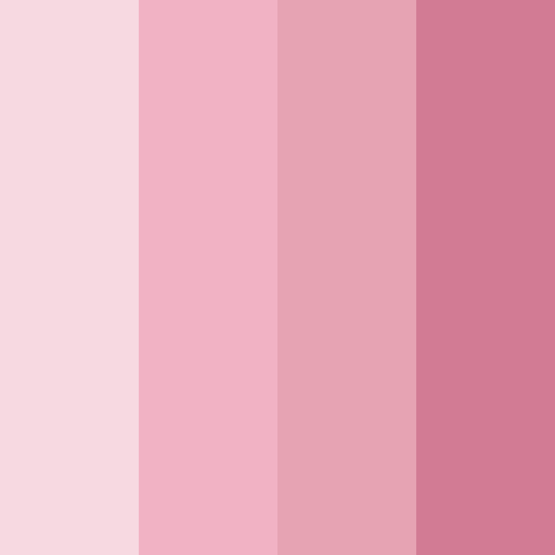 Download pink ice cream color palette PNG image (square)