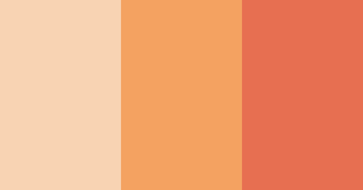 Download peachy ice cream color palette PNG image (landscape)
