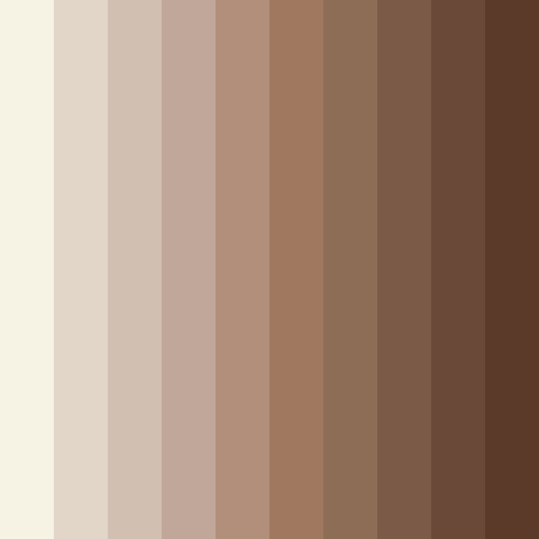 Download whispers of cream color palette PNG image (square)
