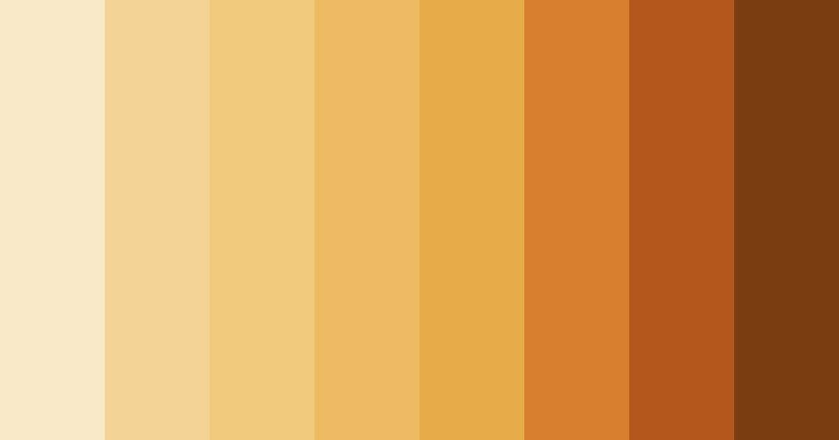 Download honeyed harvest color palette PNG image (landscape)