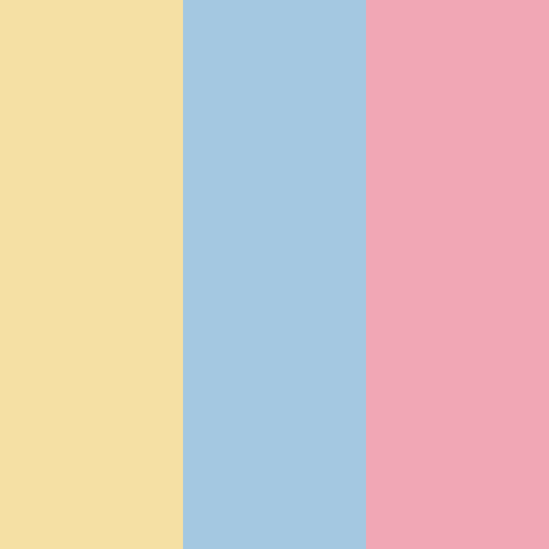 Download cotton candy dream color palette PNG image (square)