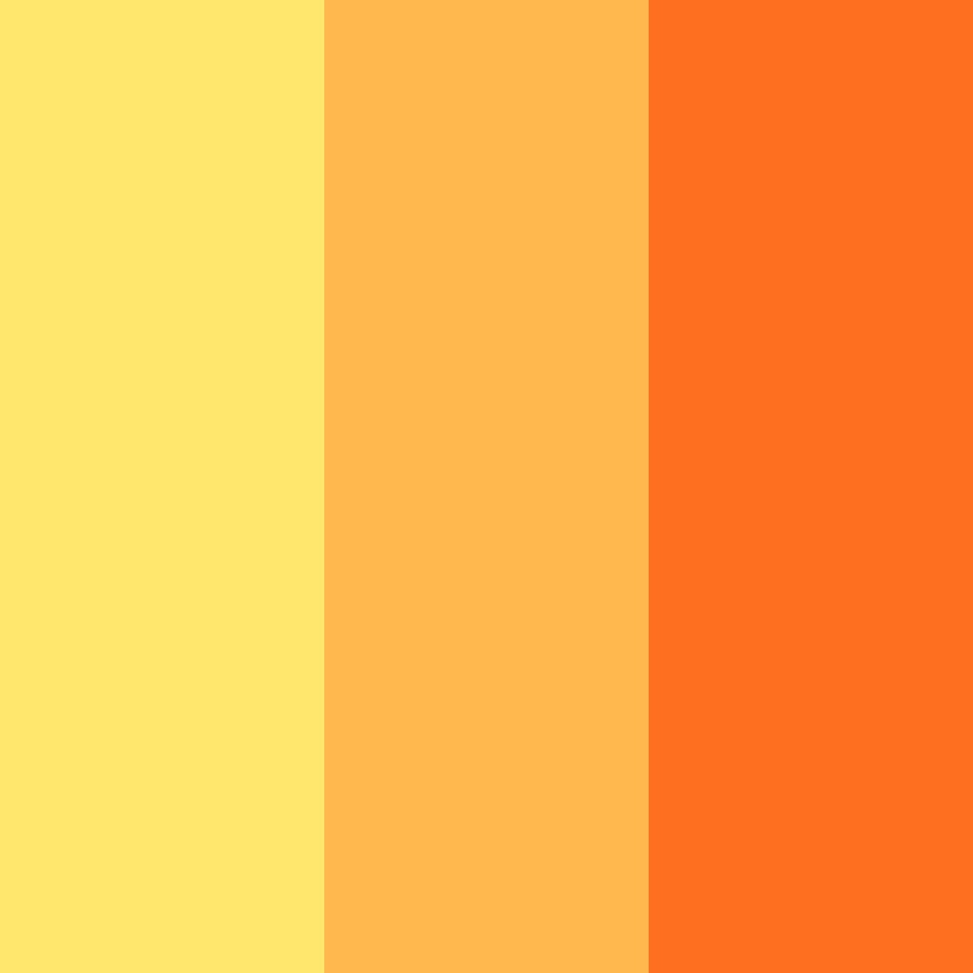 Download sorbet sunrise color palette PNG image (square)