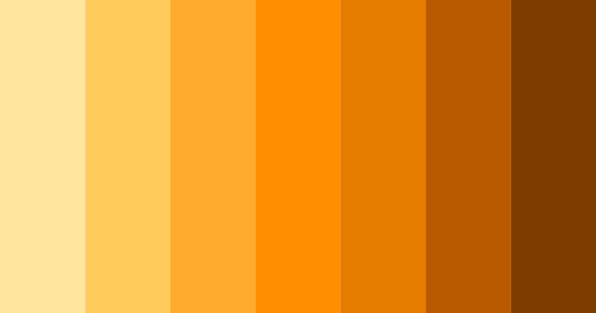 Download mango sunrise color palette PNG image (landscape)