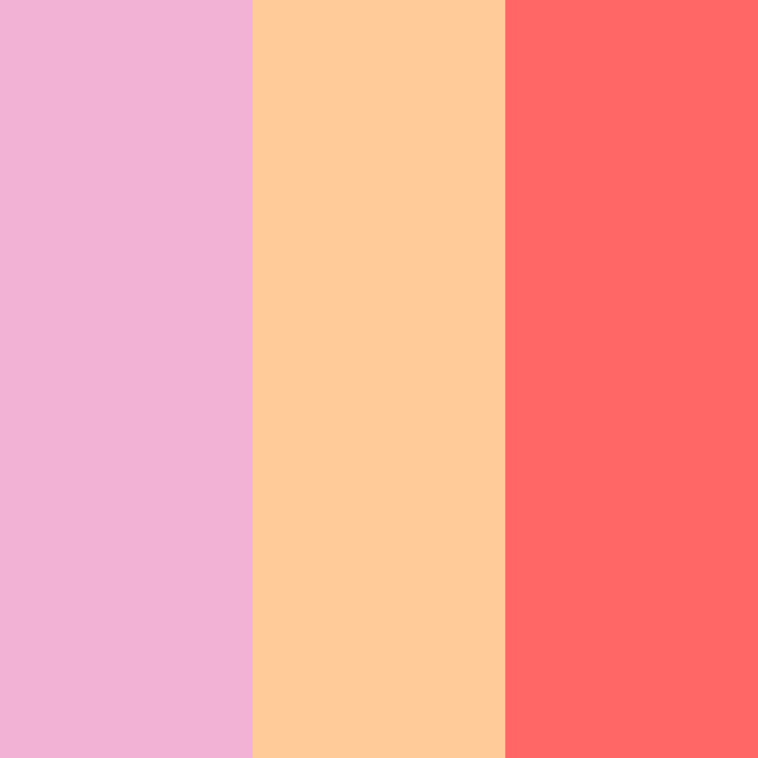 Download pink ice cream color palette PNG image (square)