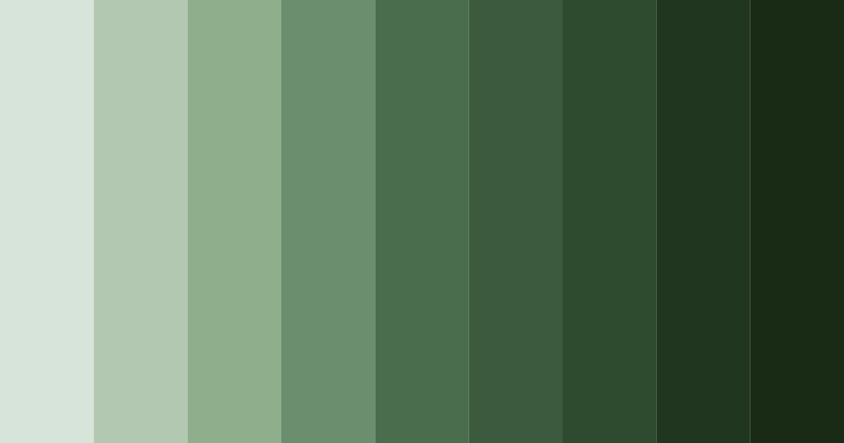 Download shades of grey green color palette PNG image (landscape)