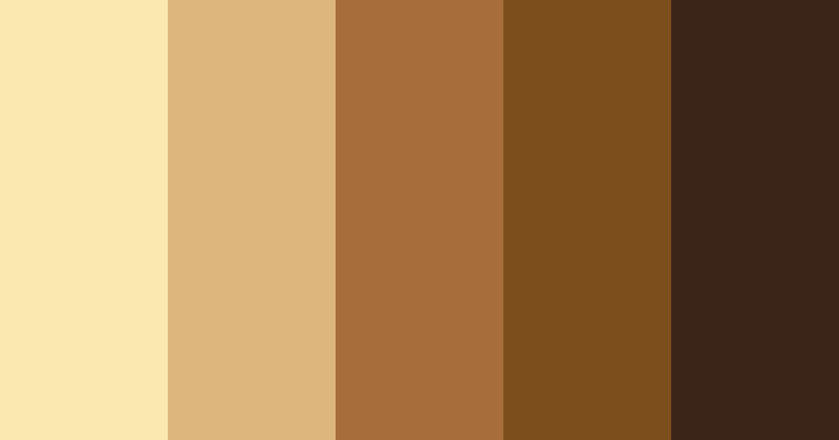 Download brown gold color palette PNG image (landscape)