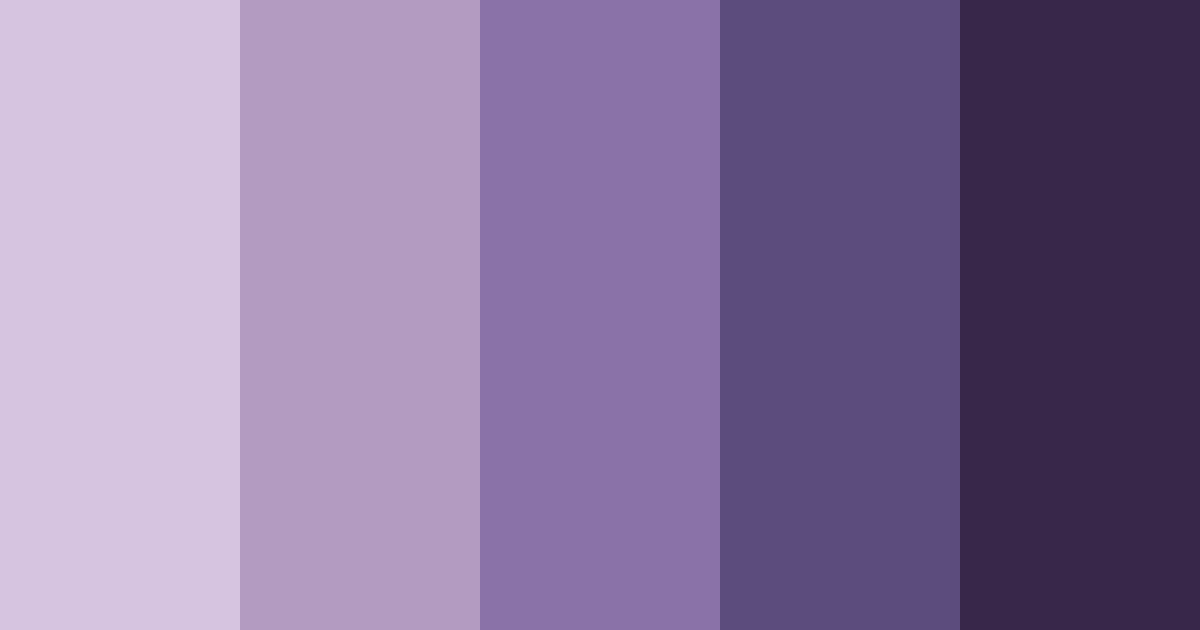 Download lavender twilight color palette PNG image (landscape)