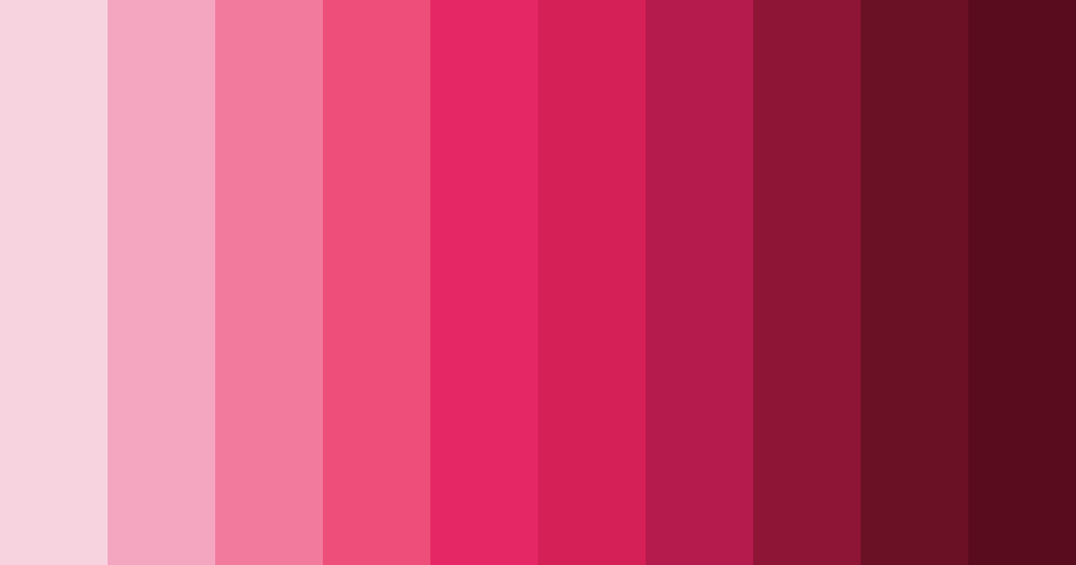 Download pink sweets color palette PNG image (landscape)