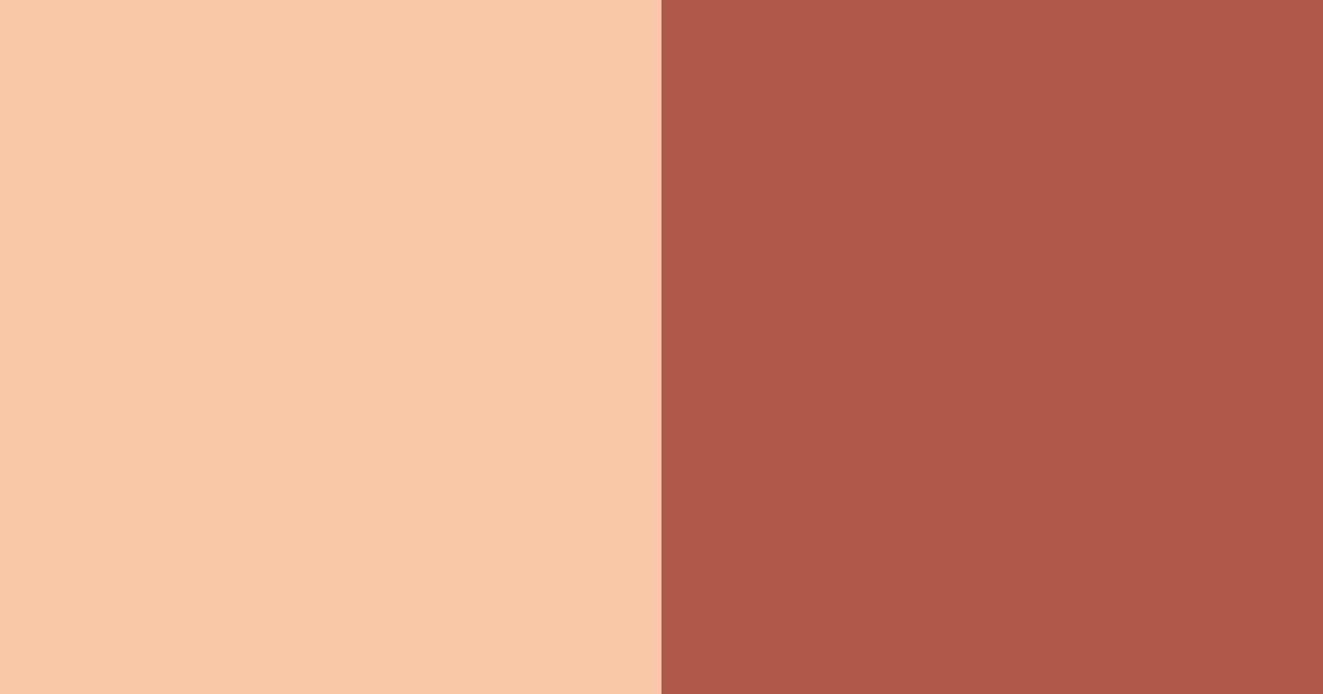 Download peachy red color palette PNG image (landscape)