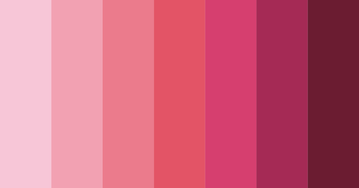 Download blushing rose garden color palette PNG image (landscape)