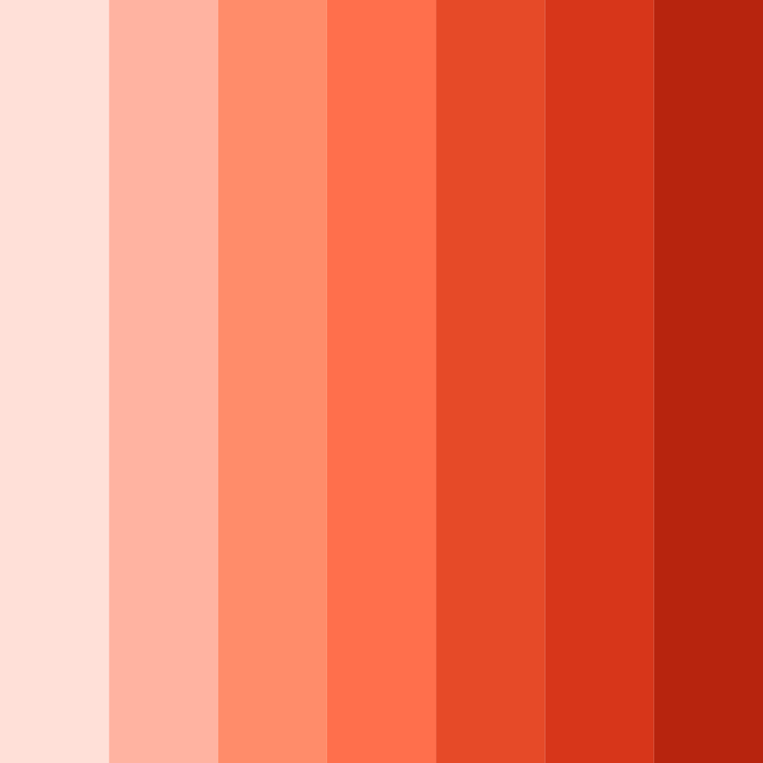 Download peach sunset symphony color palette PNG image (square)